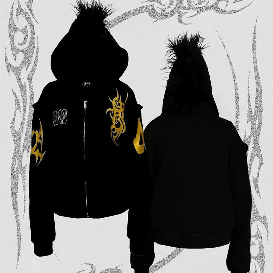 UCANTBELIKEME 25SS mohawk zip-up