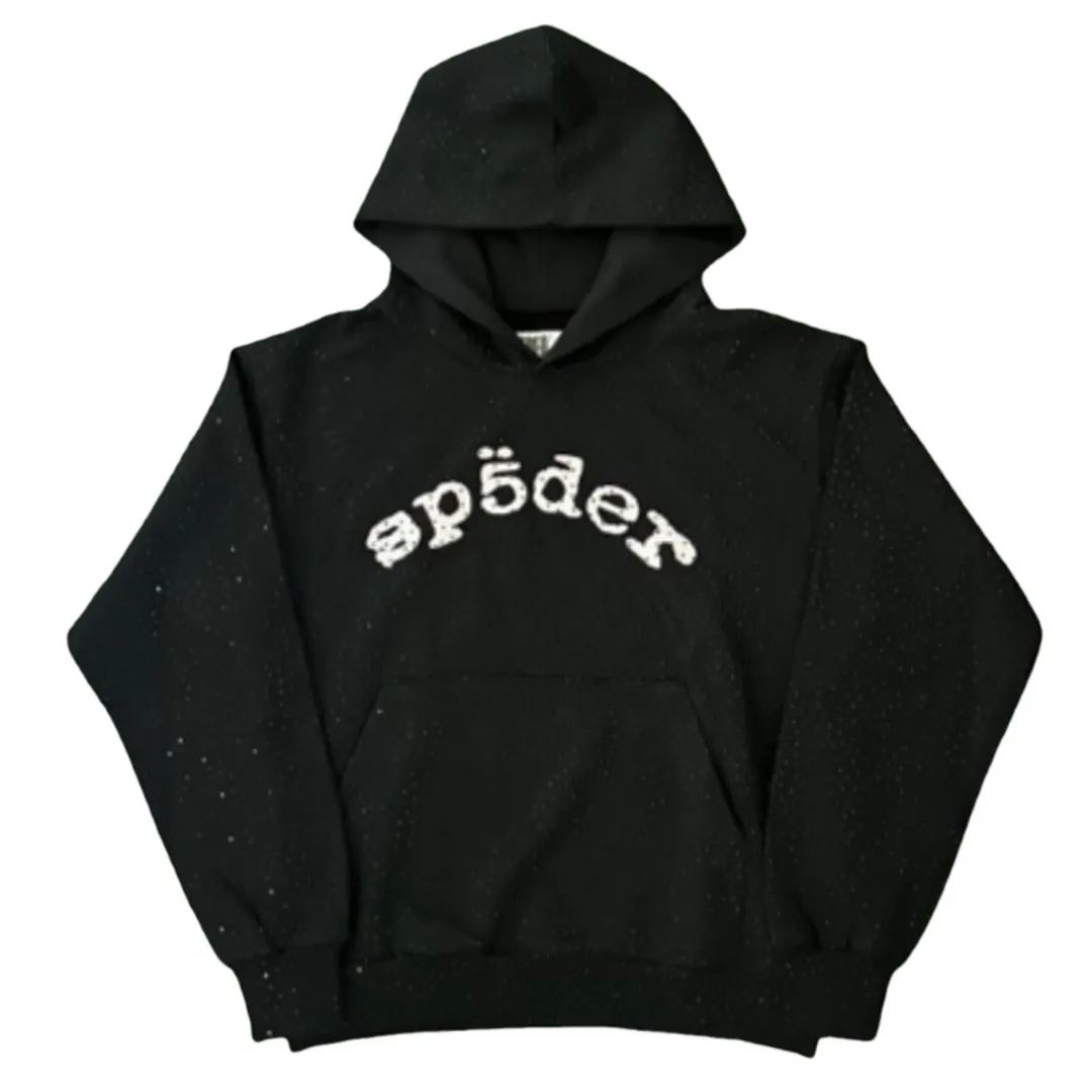 Sp5der Rhinestone Hoodie