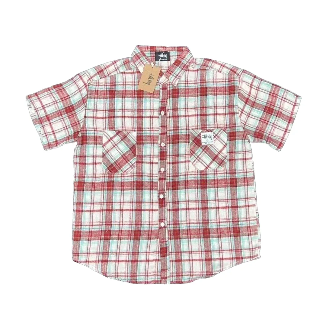 Stüssy plaid short sleeve shirt