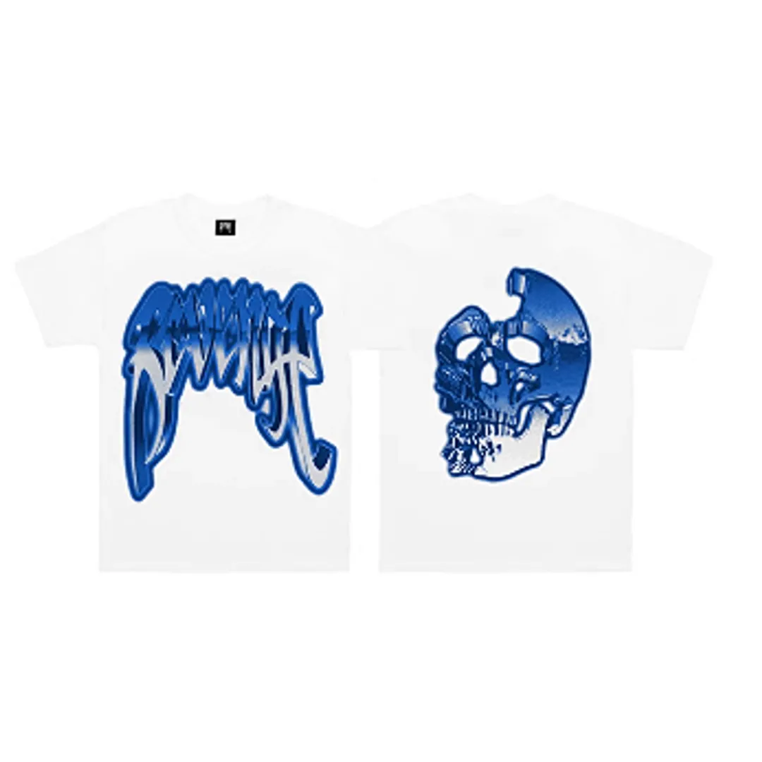 Revenge Blue Skull Tee