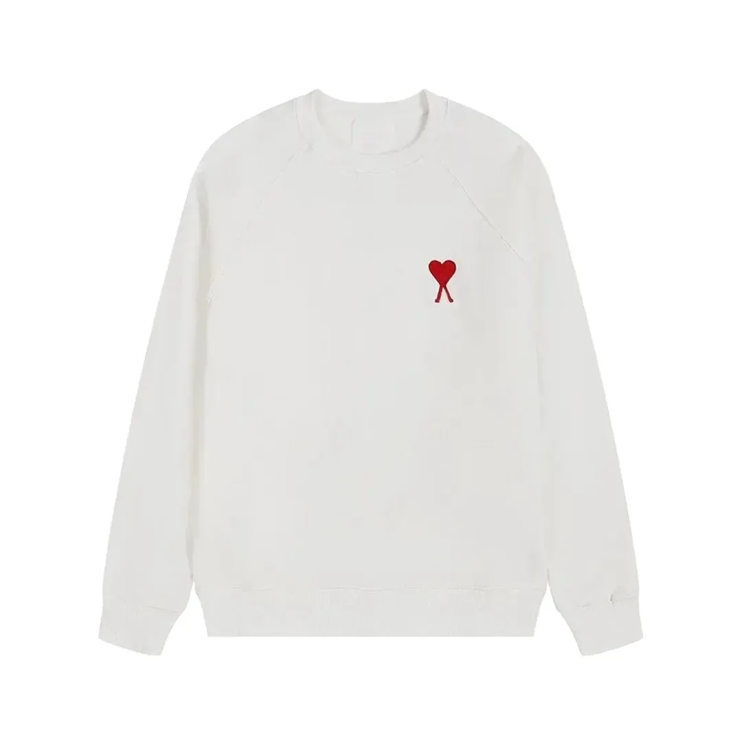 AMI Paris Ami De Coeur Logo Crewneck Sweatshirt