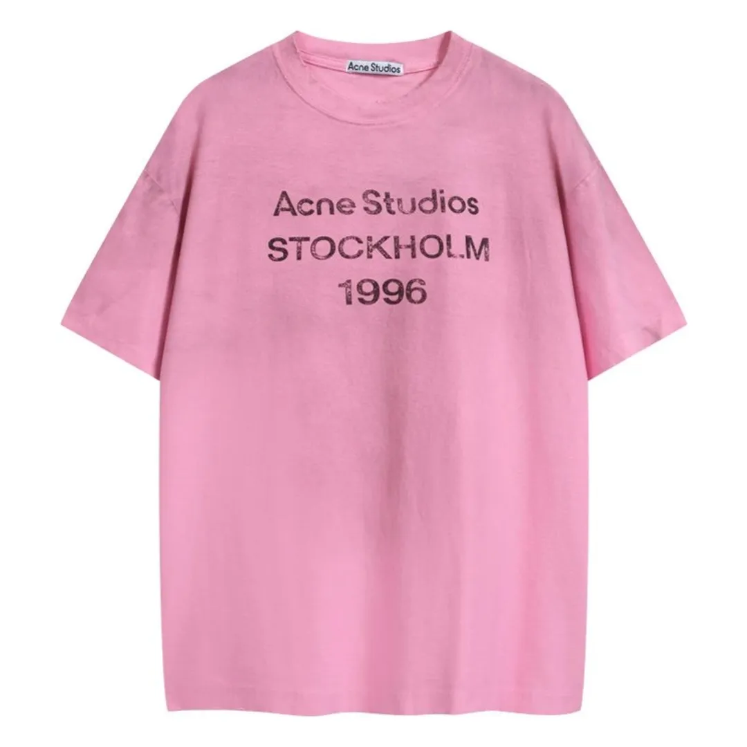 Acne Studios Letter Print T-shirt