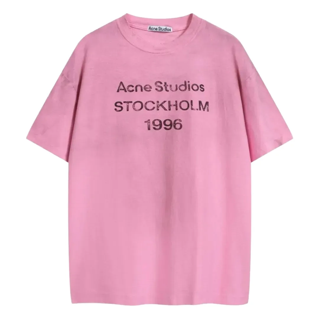 Acne Studios Letter Print T-shirt