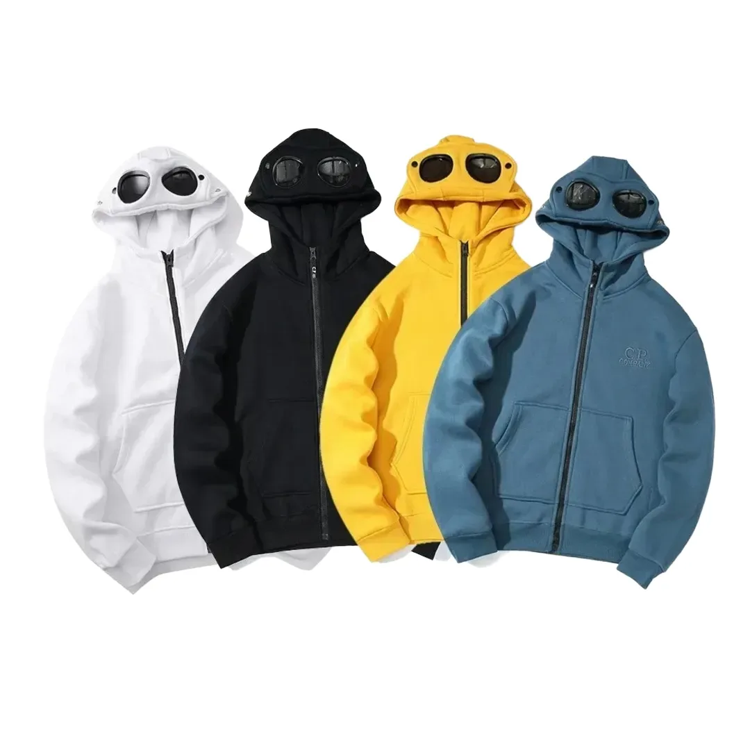 C.P. Company goggle zip hoodie