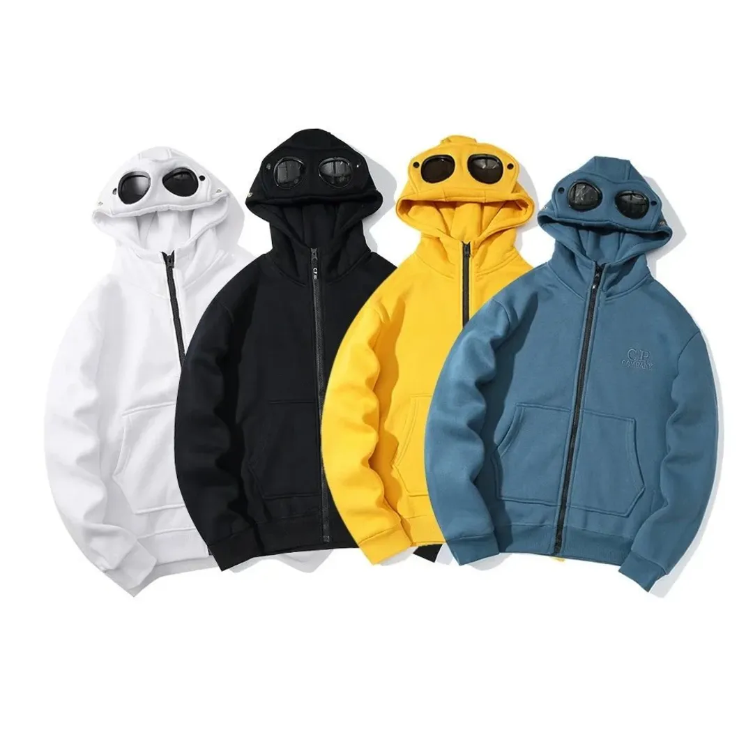 C.P. Company goggle zip hoodie