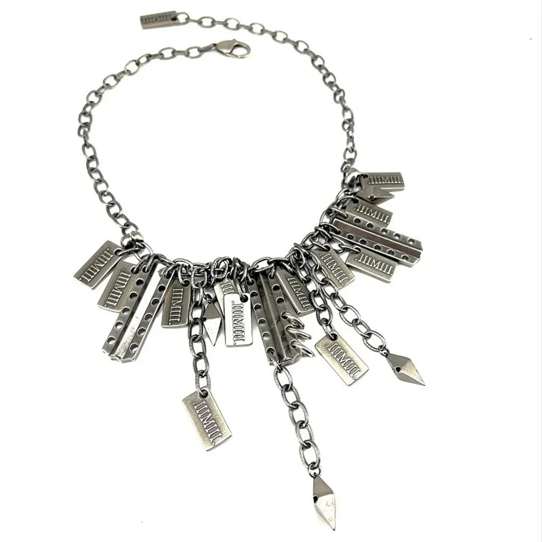 Iiimiii Dark Web I Series Dark Pendant Chain Choker