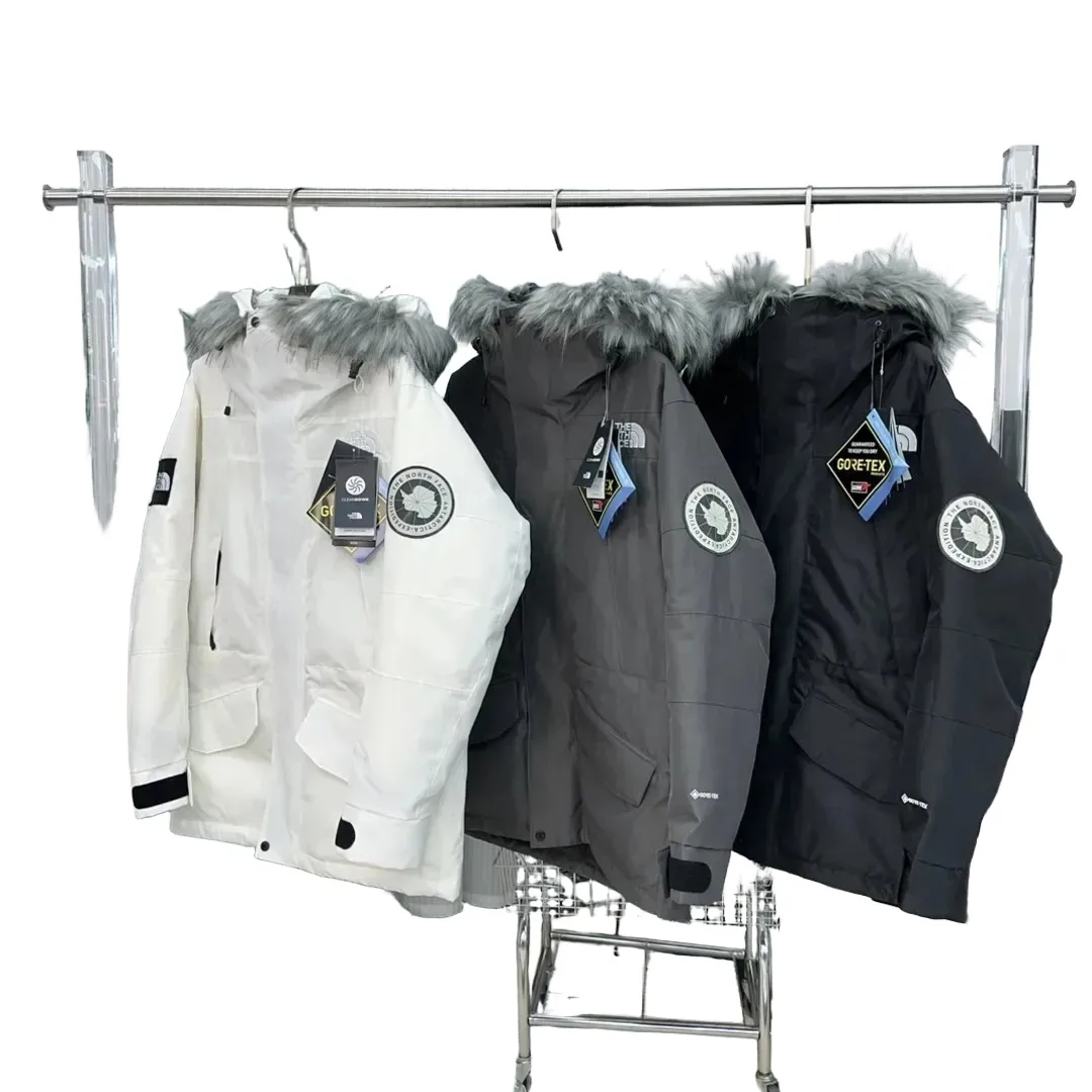 The North Face fur trim parka