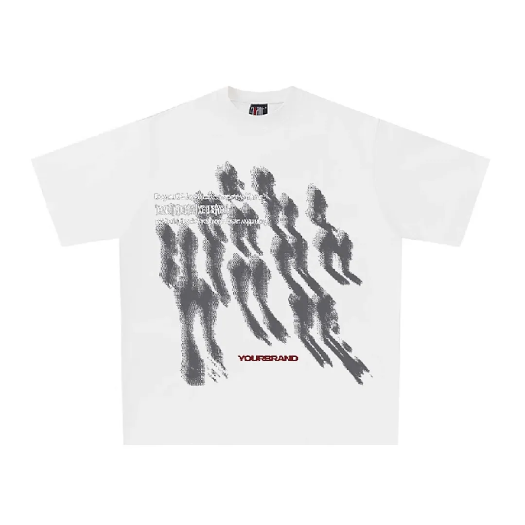 Group Of People White Tee