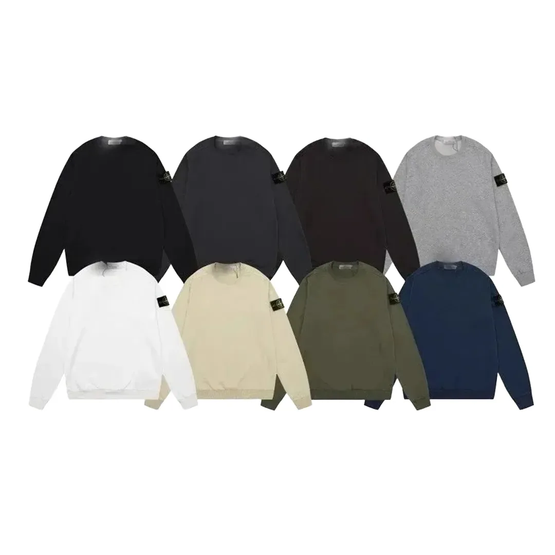 Stone Island Compass Patch Crewneck Sweatshirt