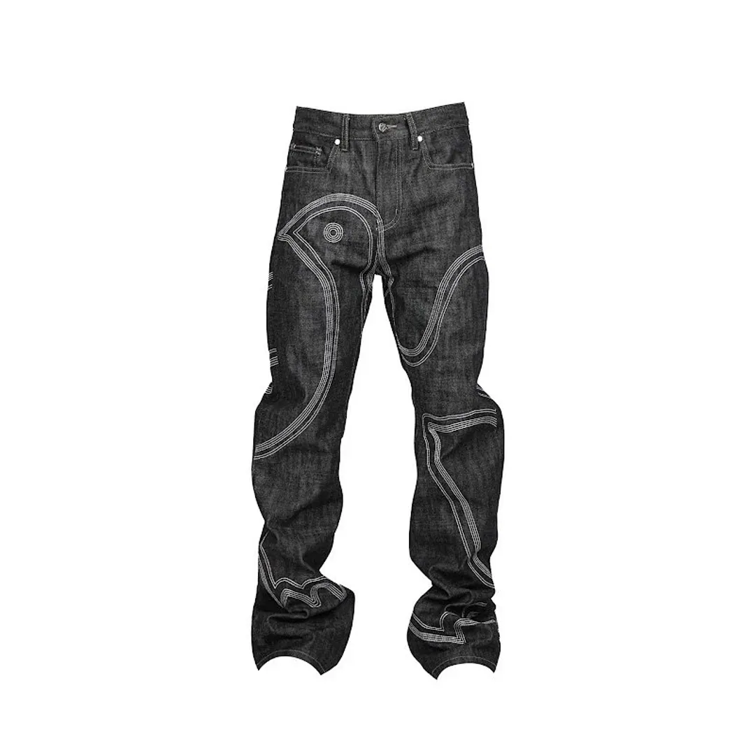 Vinkid Multi-Stitched Single Pigeon Selvedge denim