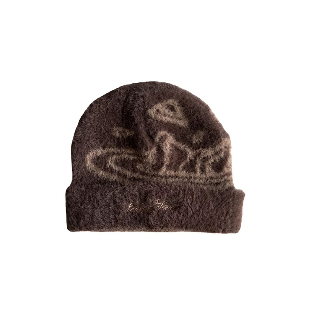 Broken Planet Fur Beanie