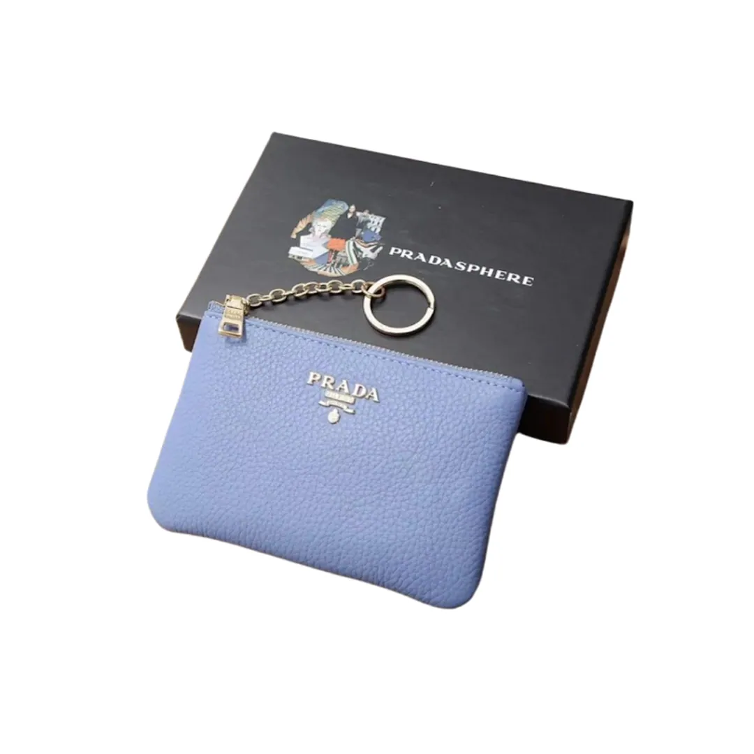 Prada Blue Wallet