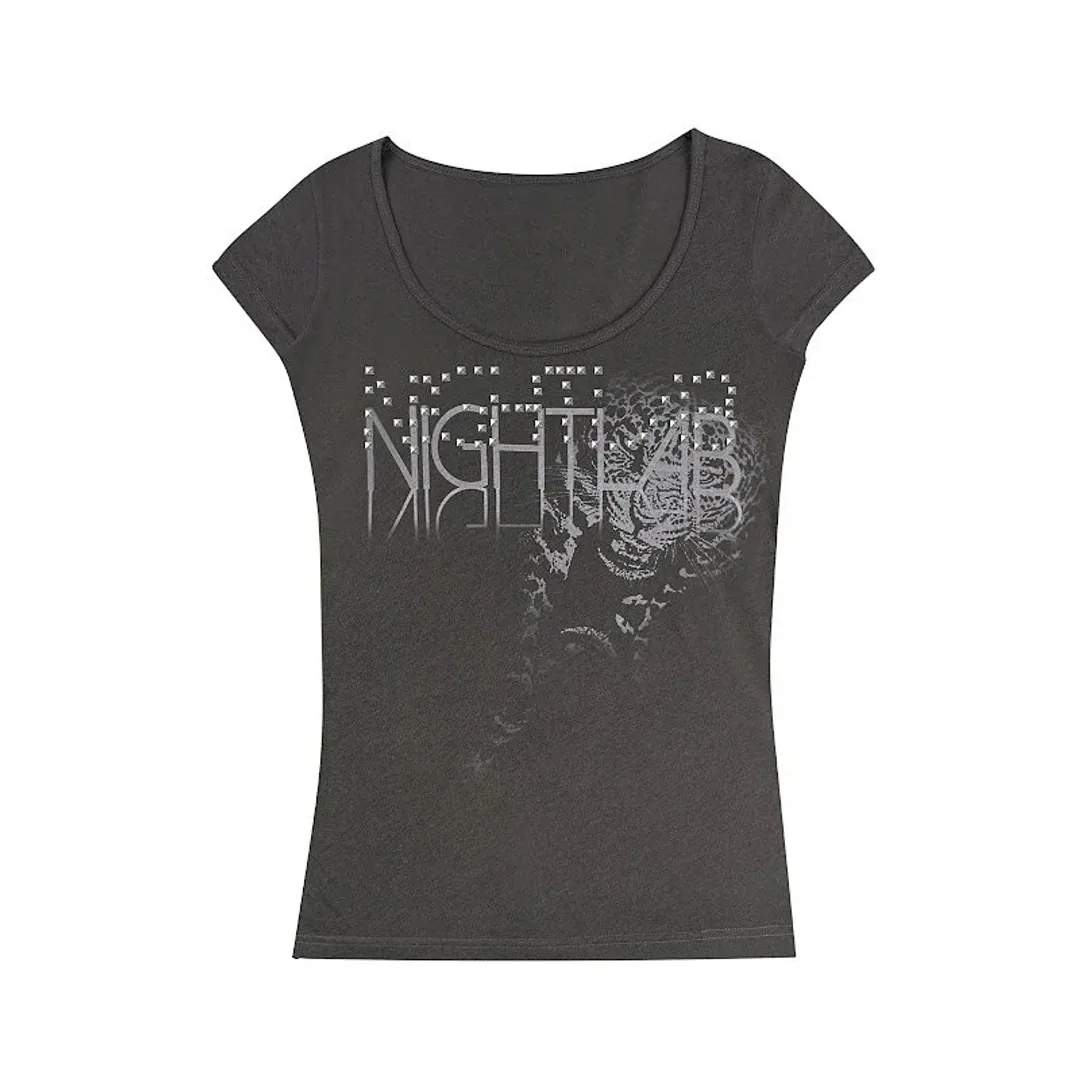 Nightlab leopard 2000s tee