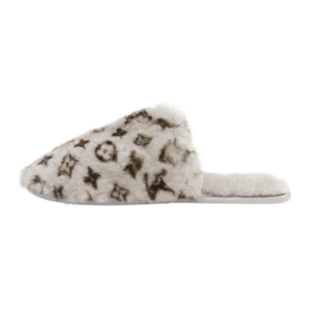Louis Vuitton Fur Slides