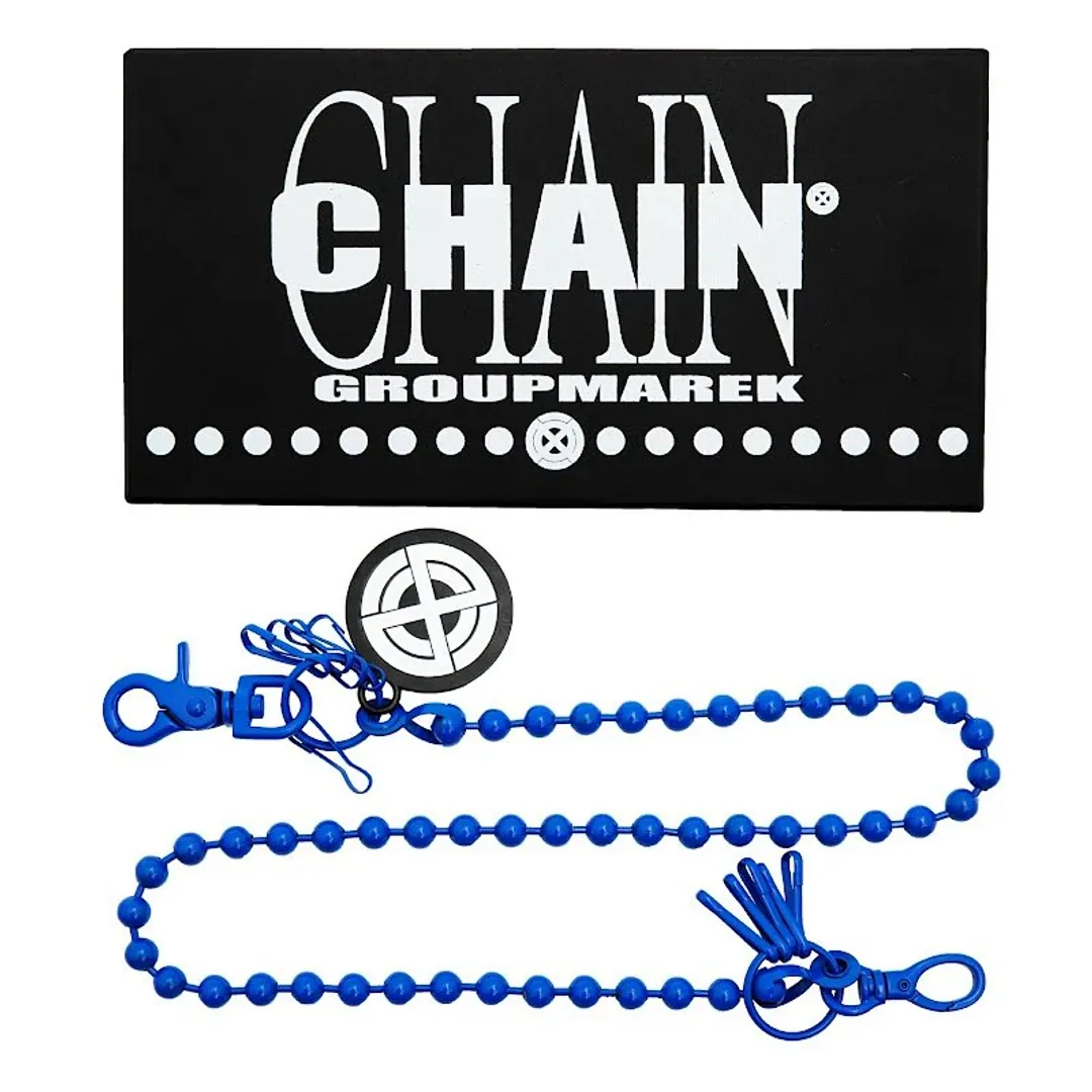 Groupmarek Beaded Copper Bead pant chain