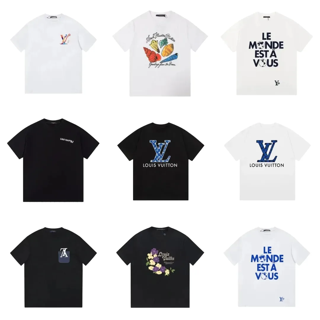 Louis Vuitton Printed Short Sleeve T-shirt Collection